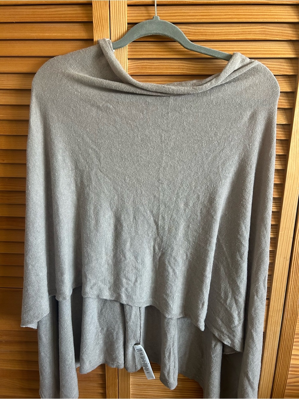 Sigrid Olsen Neutral Light Taupe Knit Top